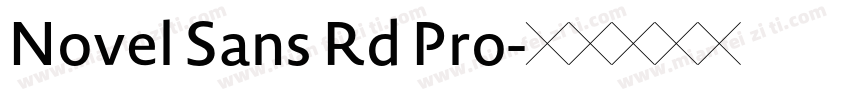 Novel Sans Rd Pro字体转换